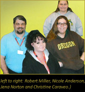 Robert Miller, Nicole Anderson, Jena Norton and Christine Caraveo