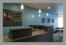 Comfortable bistro seating